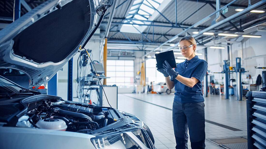 Mechanic using augmented reality