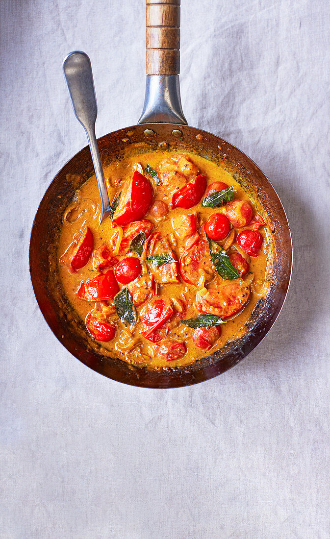 Tomato and coconut curry