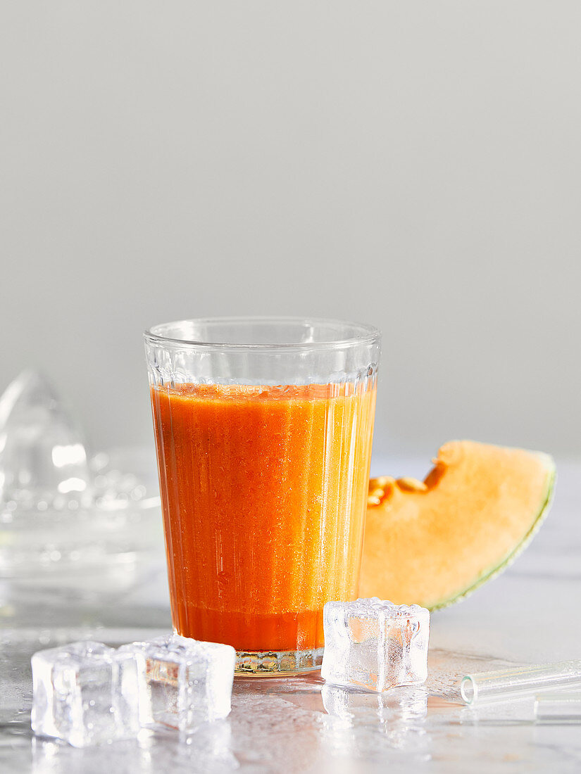 Orange and melon smoothie