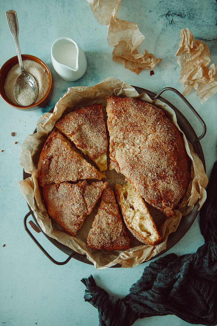 Tarte au Sucre (Zuckerkuchen)