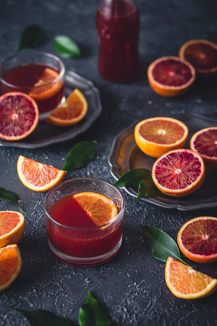 Blood orange juice