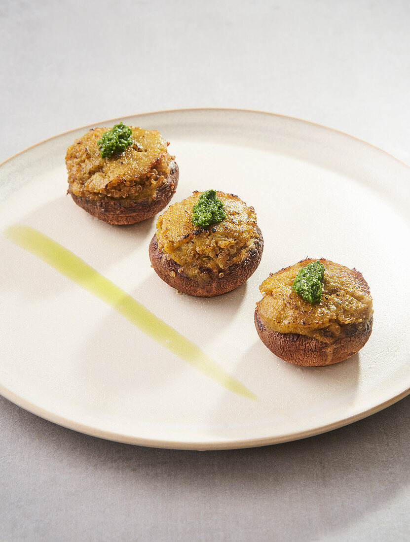 Stuffed mushrooms (vegan)