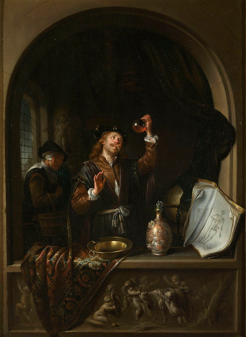 The physician, 17th century painting