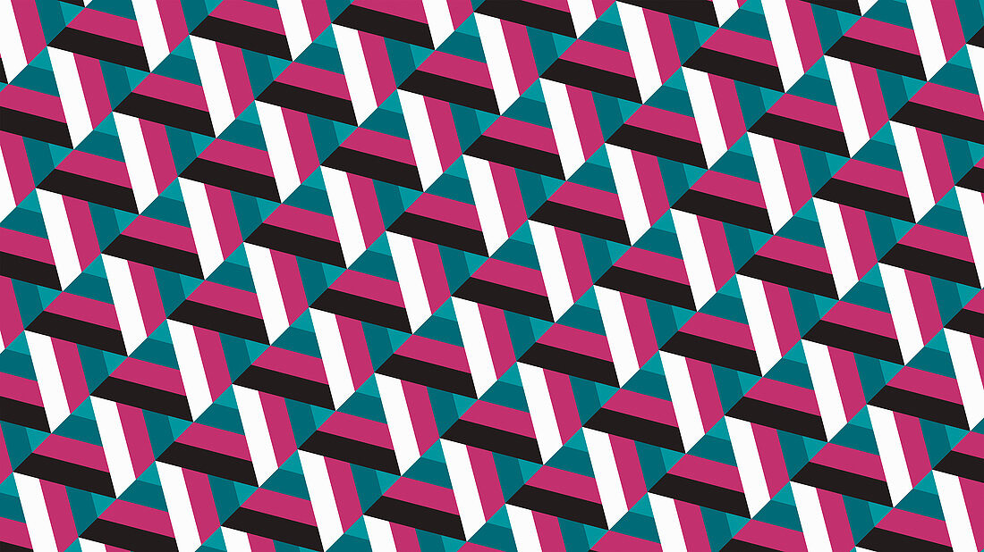 Geometric abstract pattern, illustration