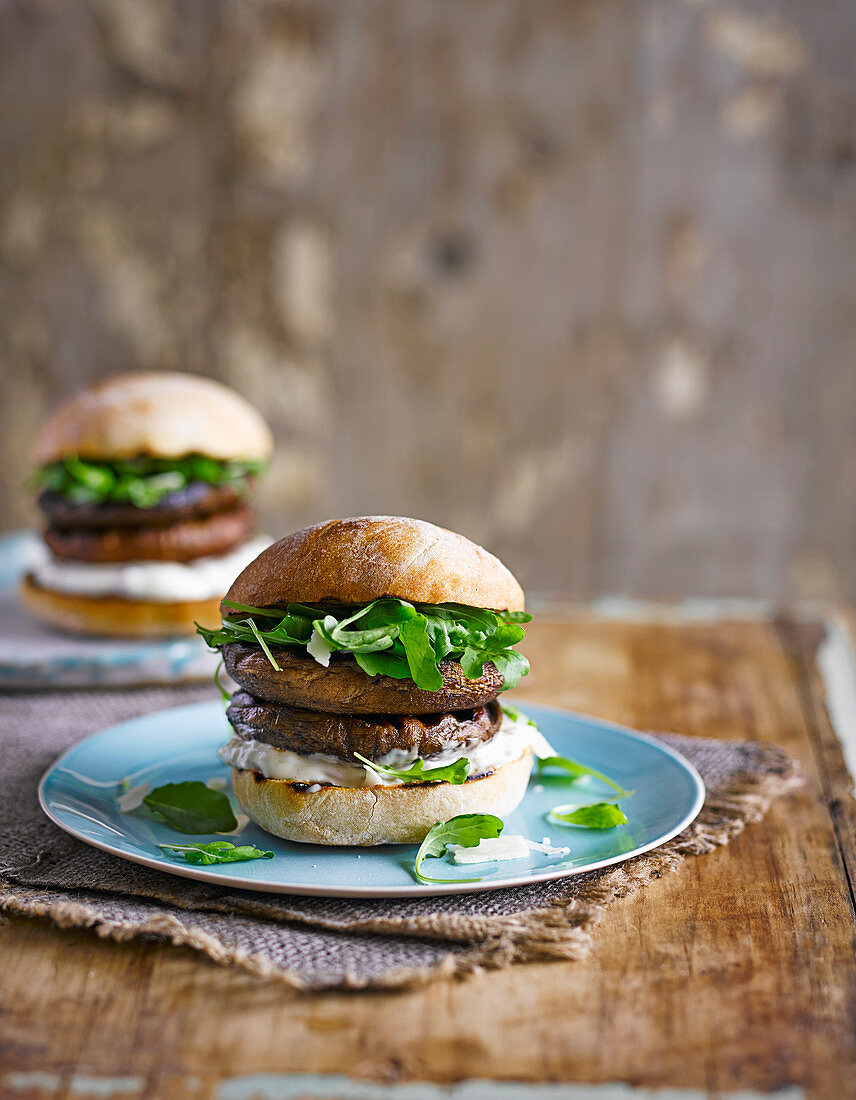 Getrüffelter Portobello-Burger