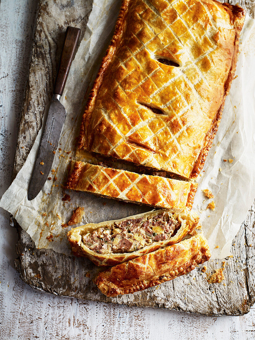 Venison wellington