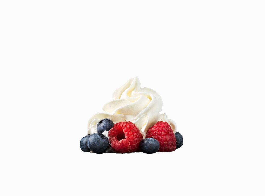 Mixed Berry with Whipped Cream
