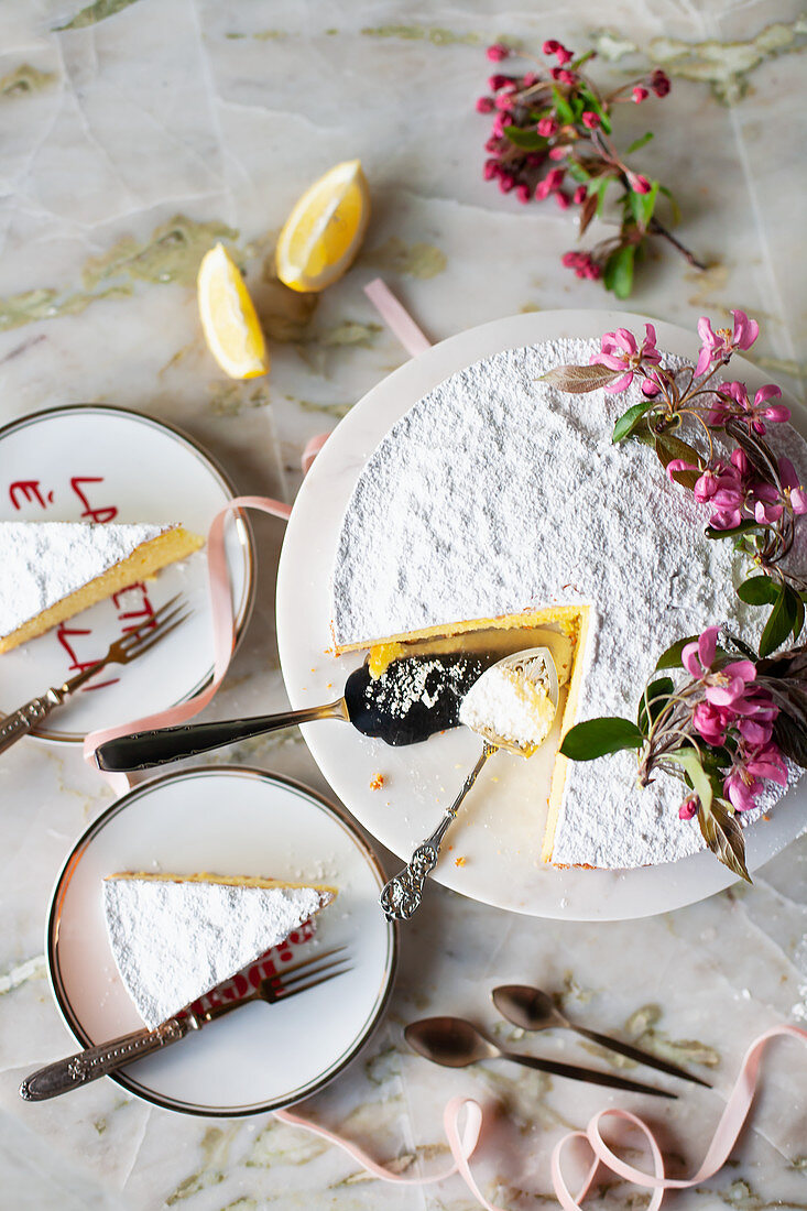 Torta al limone (lemon cake)