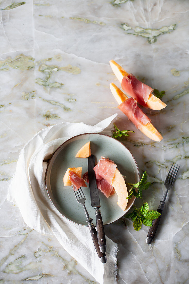 Prosciutto Crudo mit Melone