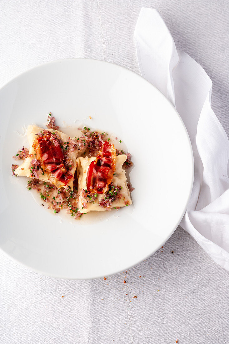 Veal ravioli from Baden, Germany