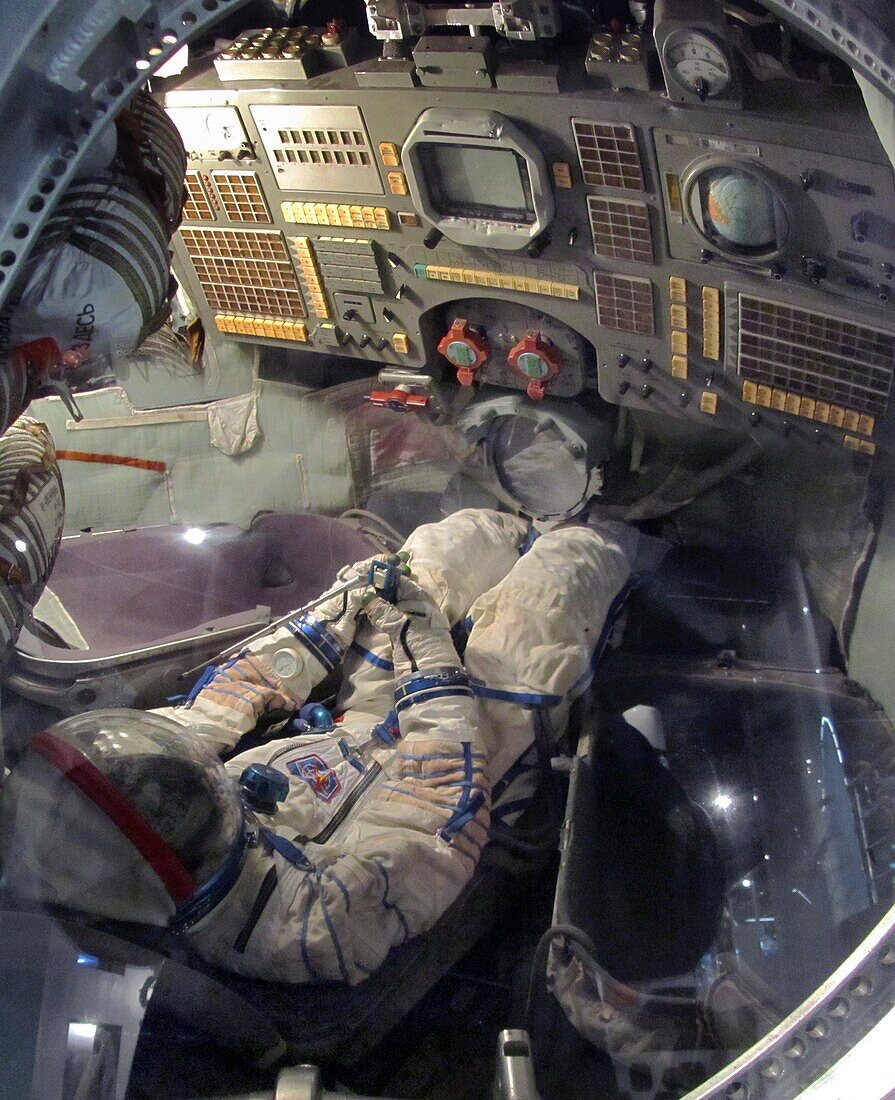 Soyuz spacecraft interior