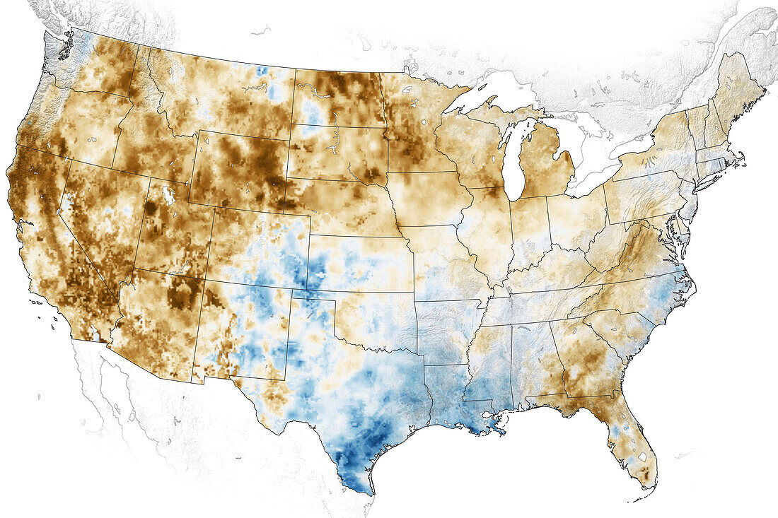 Western USA drought, June 2021