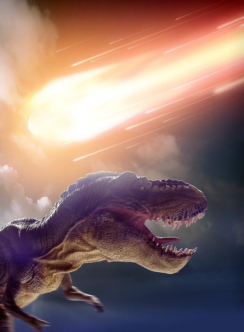 Death of the dinosaurs, illustration