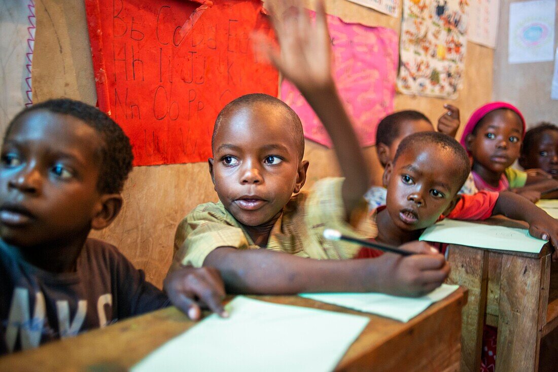 Schoolchildren, Lamu, Kenya