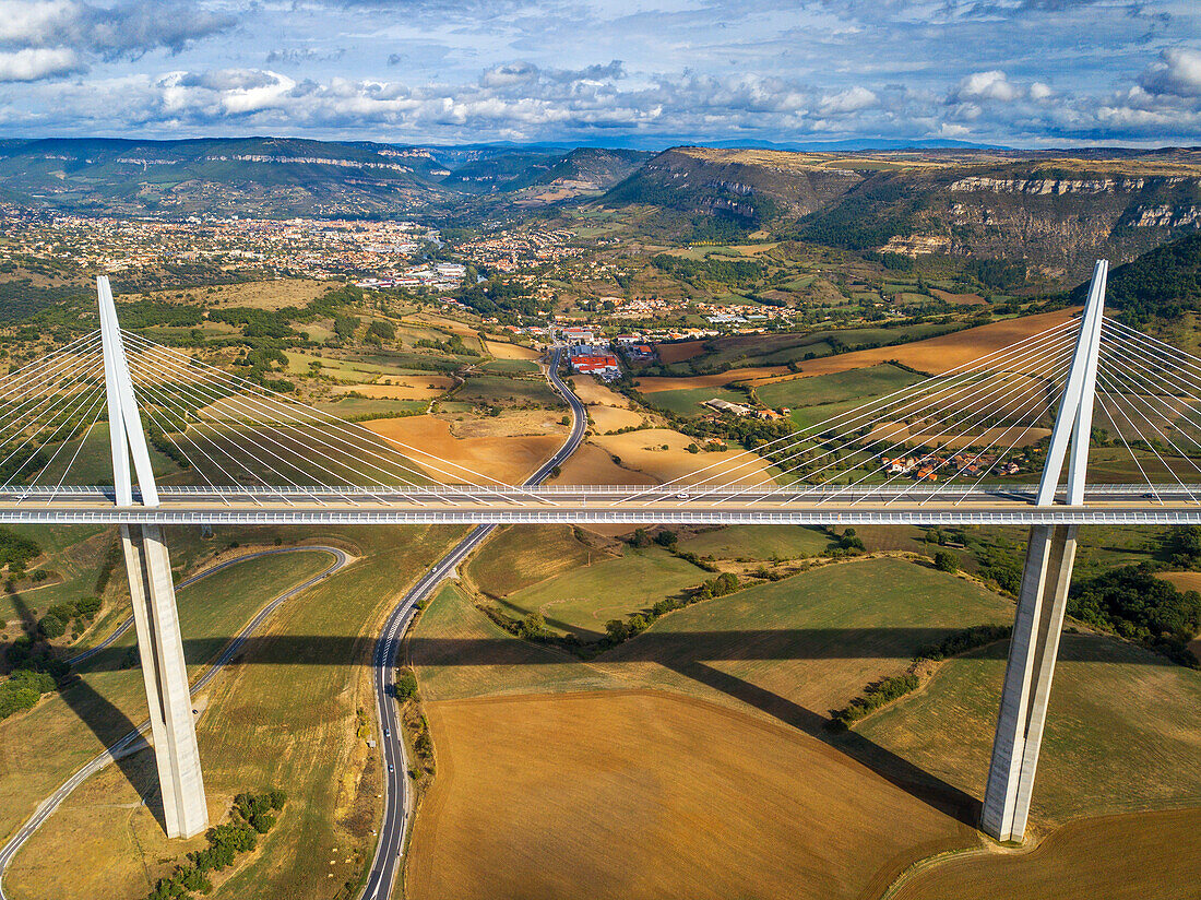 Millau Viaduct, Tarn Valley, Aveyron, France
