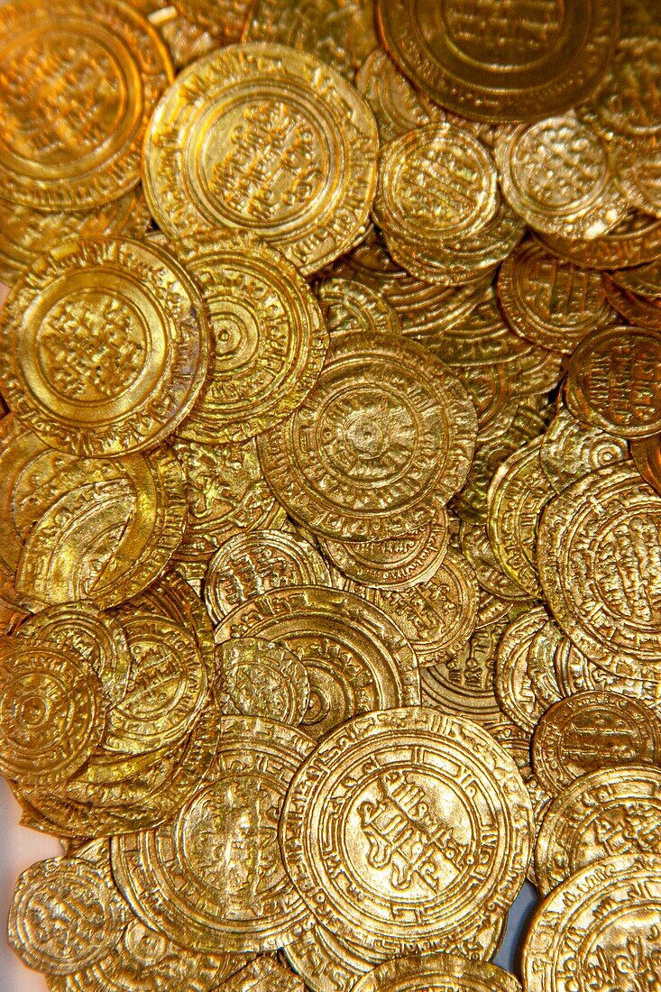 Gold coins from Caesarea, Israel