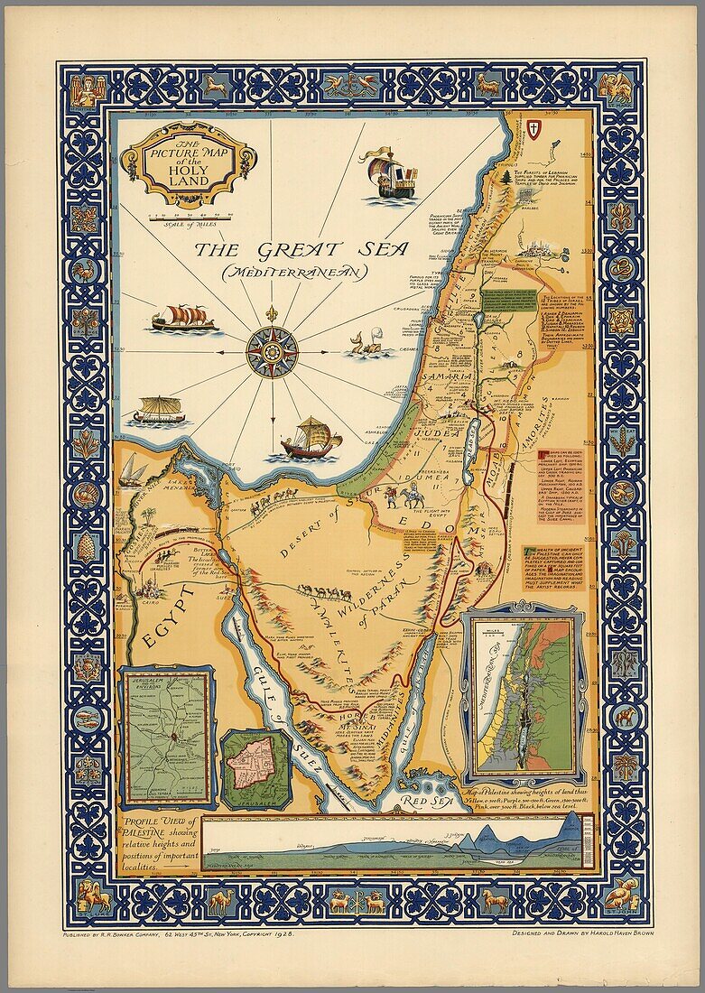 Map of the Holy Land