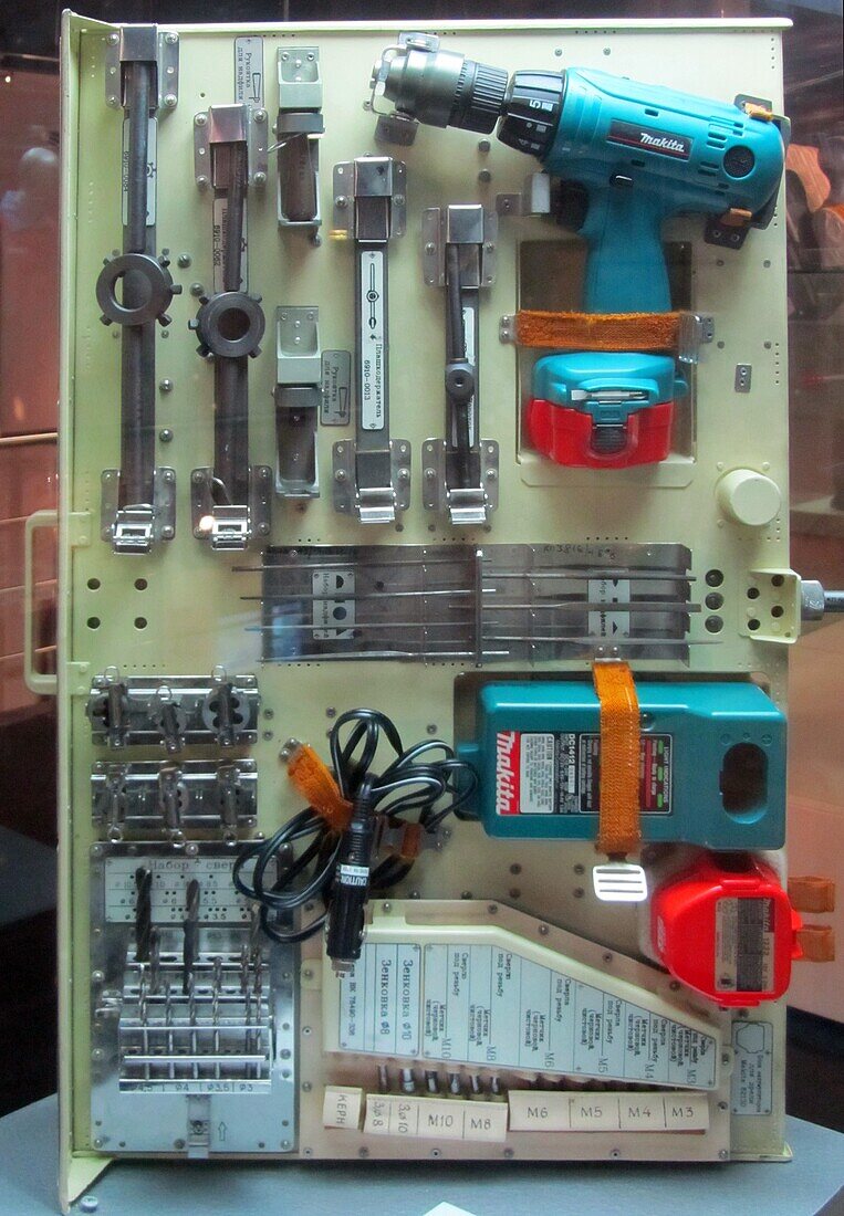 Russian tools used on International Space Station