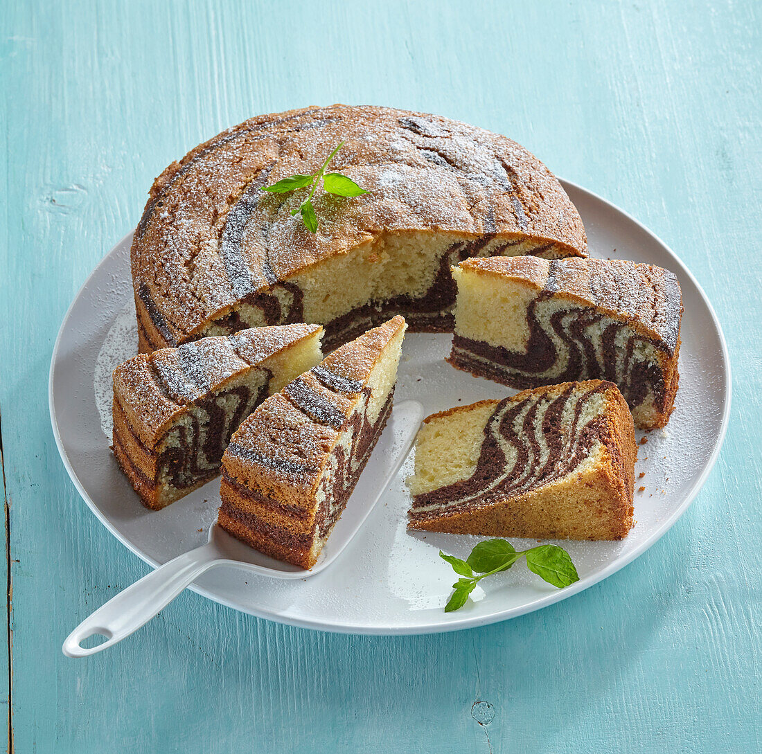 Striped fancy bread