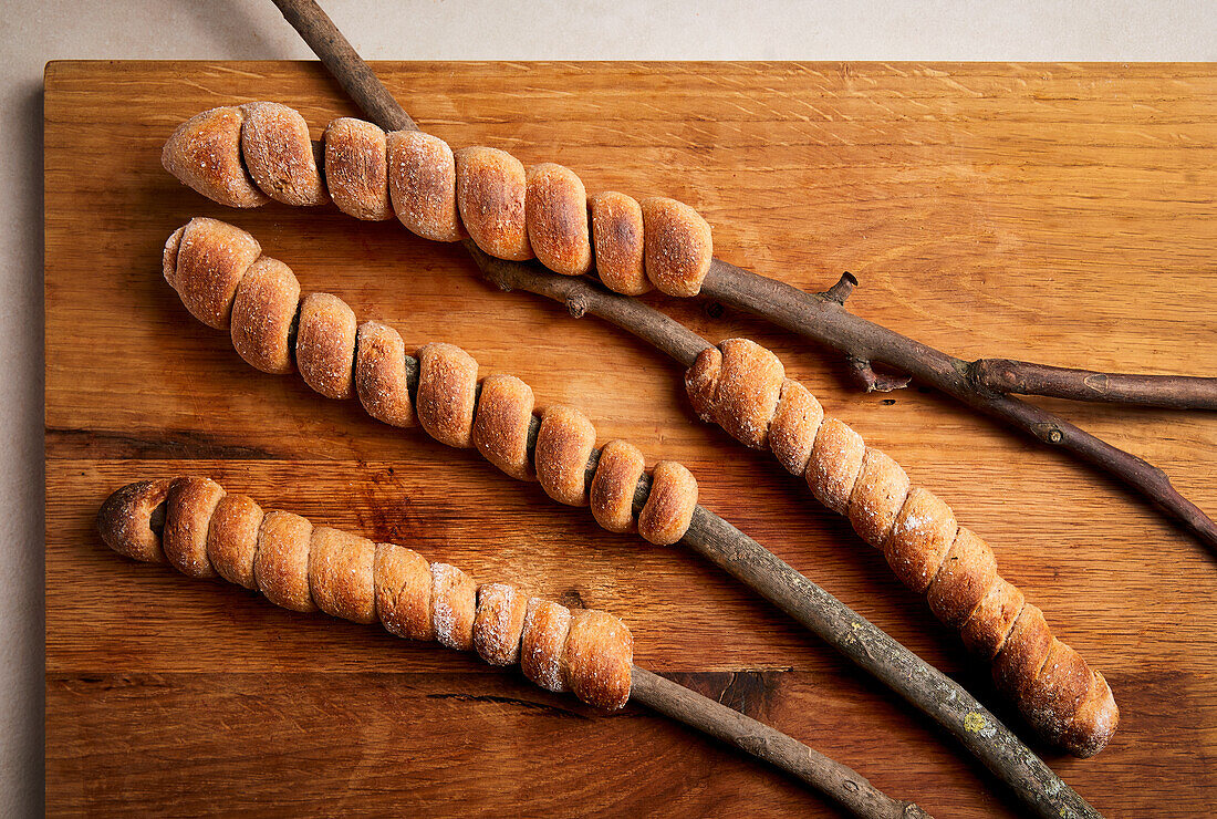 Bread on a stick (sugar-free)