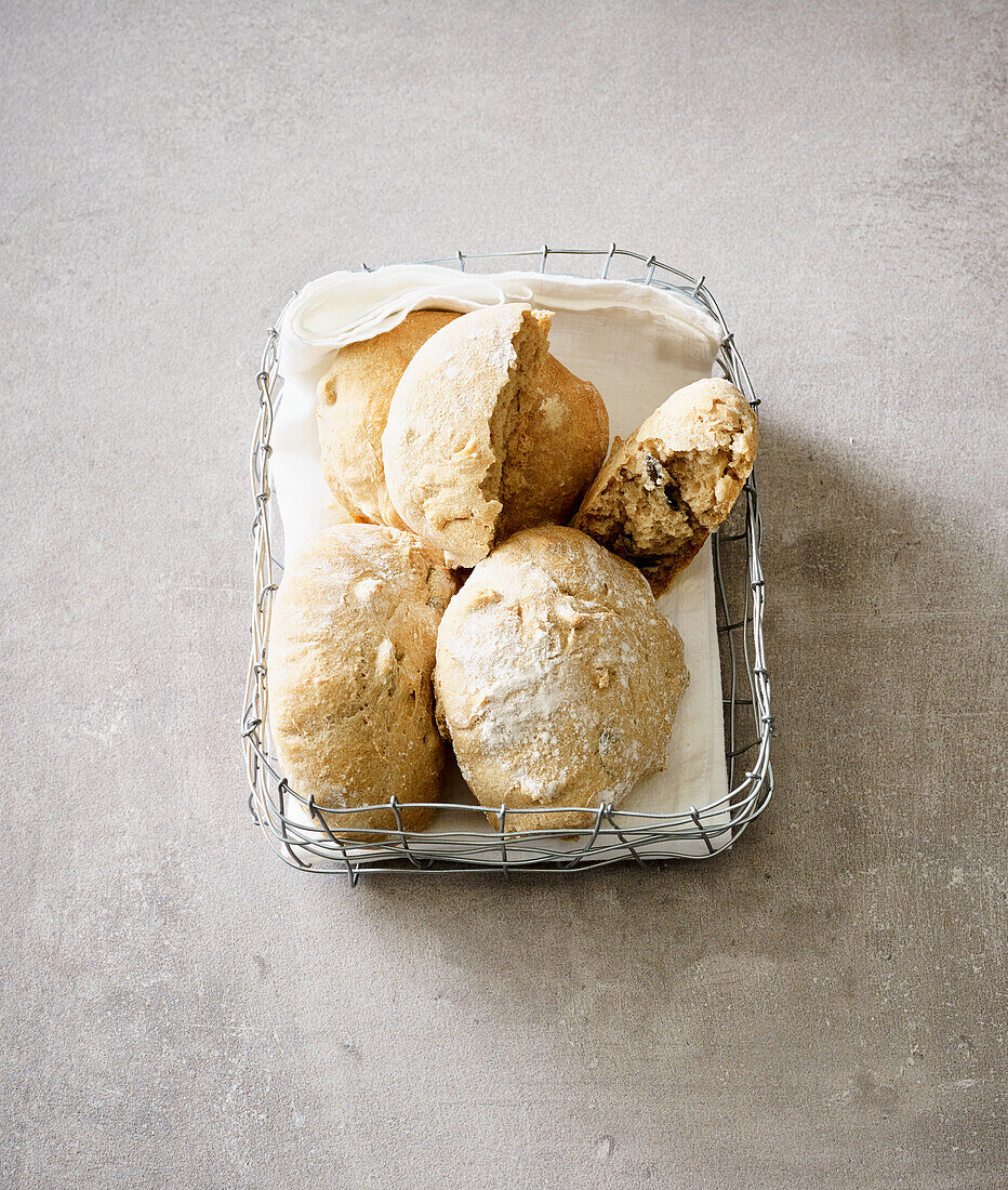 Homemade pumpkin seed rolls