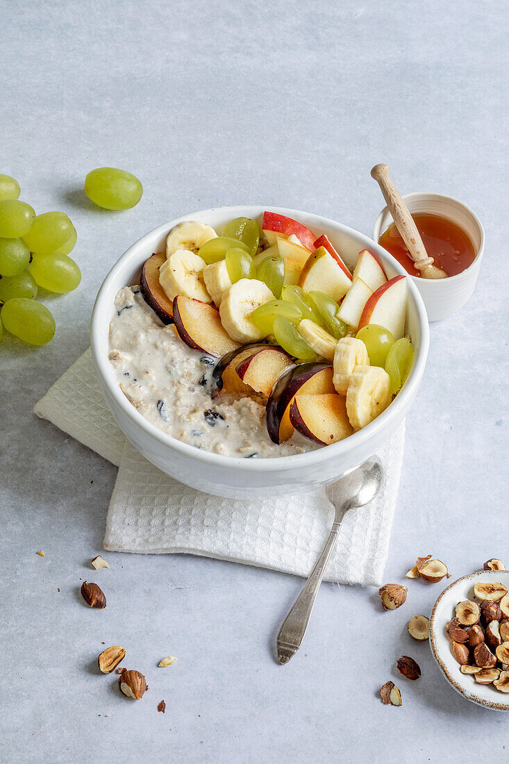 Herbstlicher Apfel-Porridge