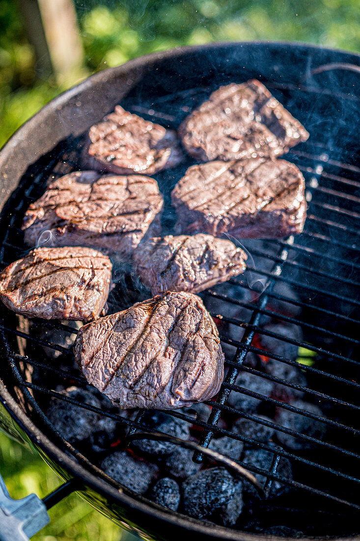 Rinderfilets grillen