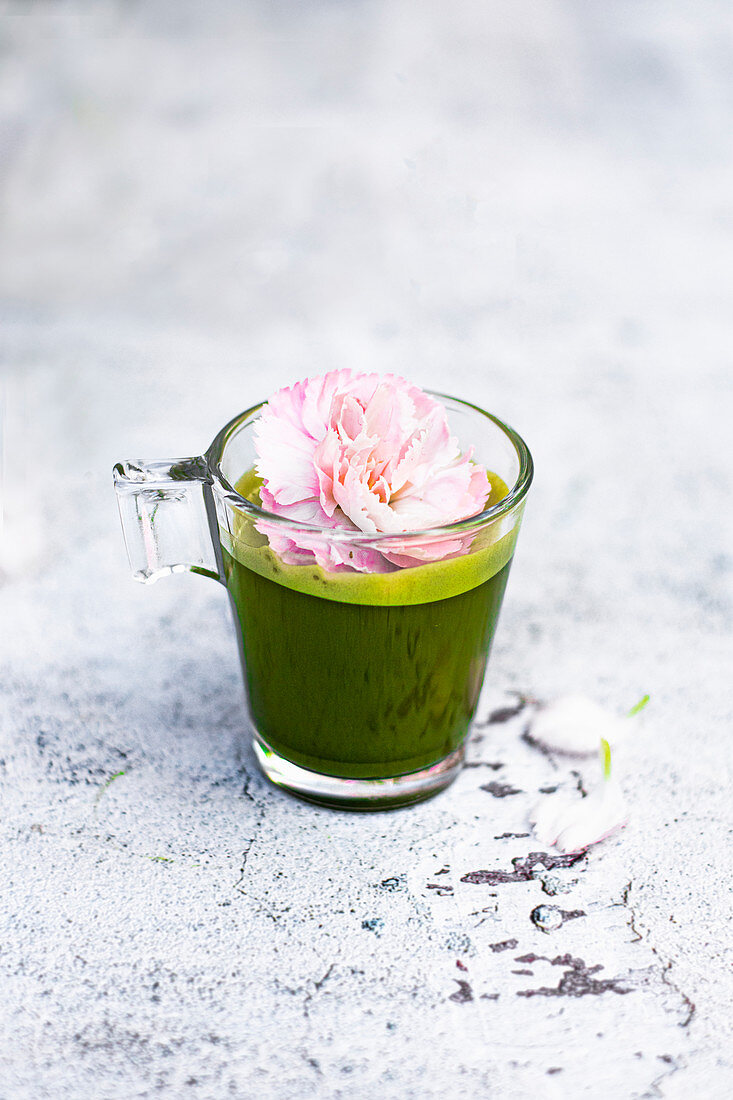 Grüner Matcha-Tee