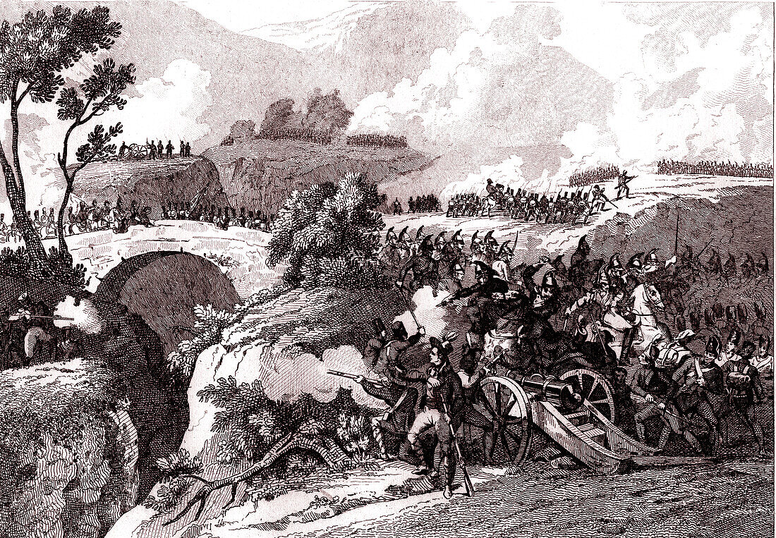 Battle of Bailen, 19th century illustration