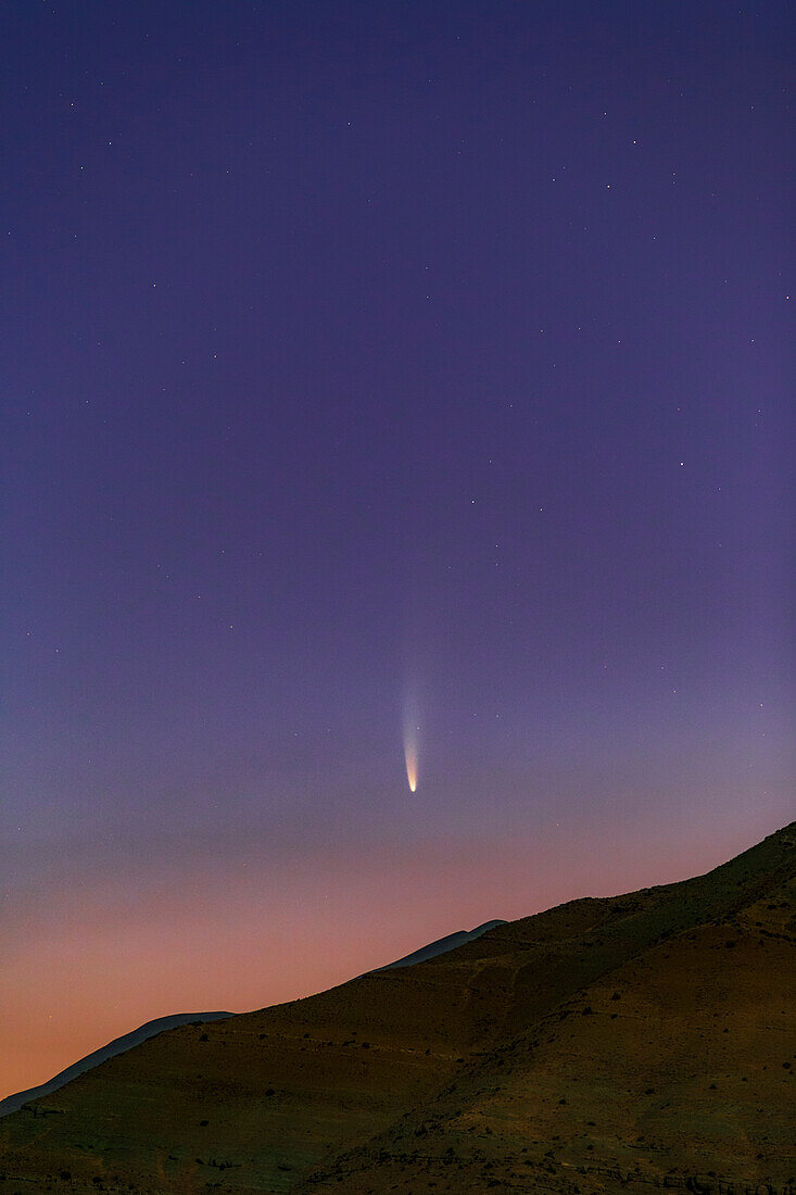 Comet NEOWISE in morning sky