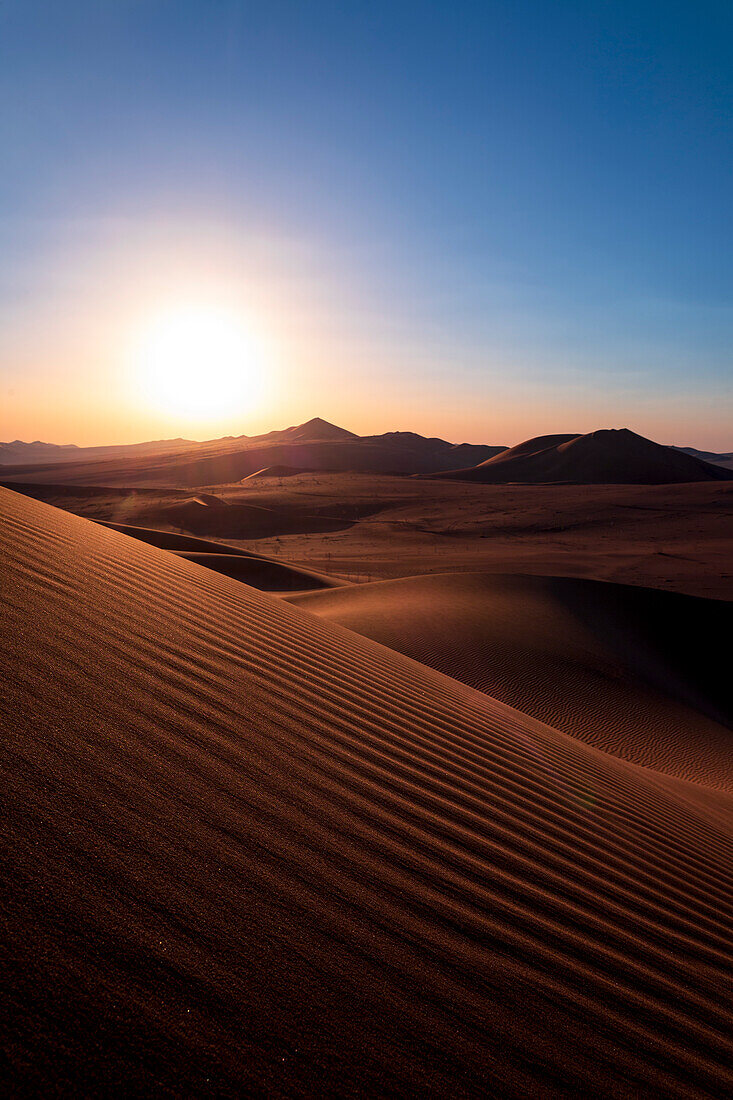 Sunset, Lut desert, Iran