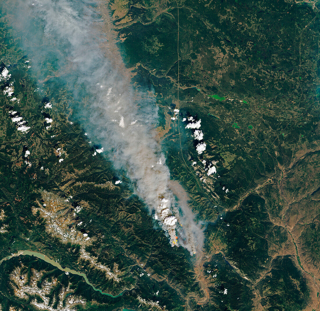 British Columbia wildfire, June 2021