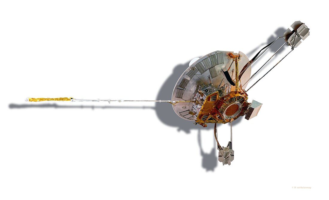 Pioneer 10 space probe, illustration