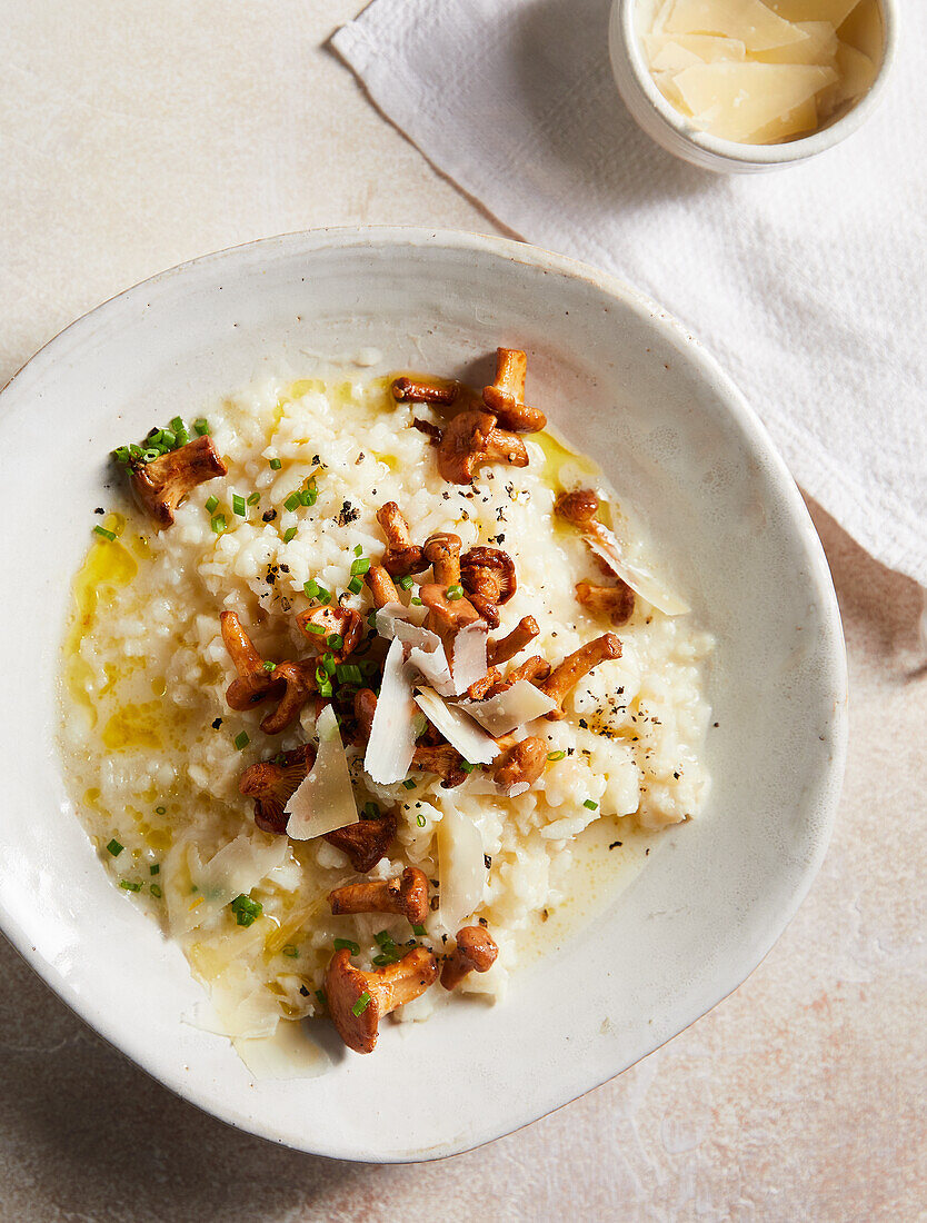 Risotto mit Pfifferlingen