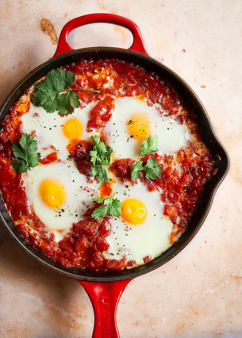 Shakshuka mit Koriander