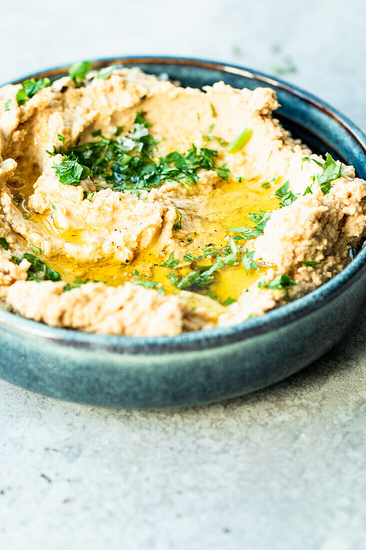 Selbstgemachtes Hummus