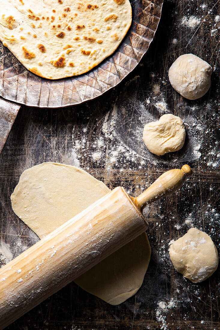 Tortillas zubereiten