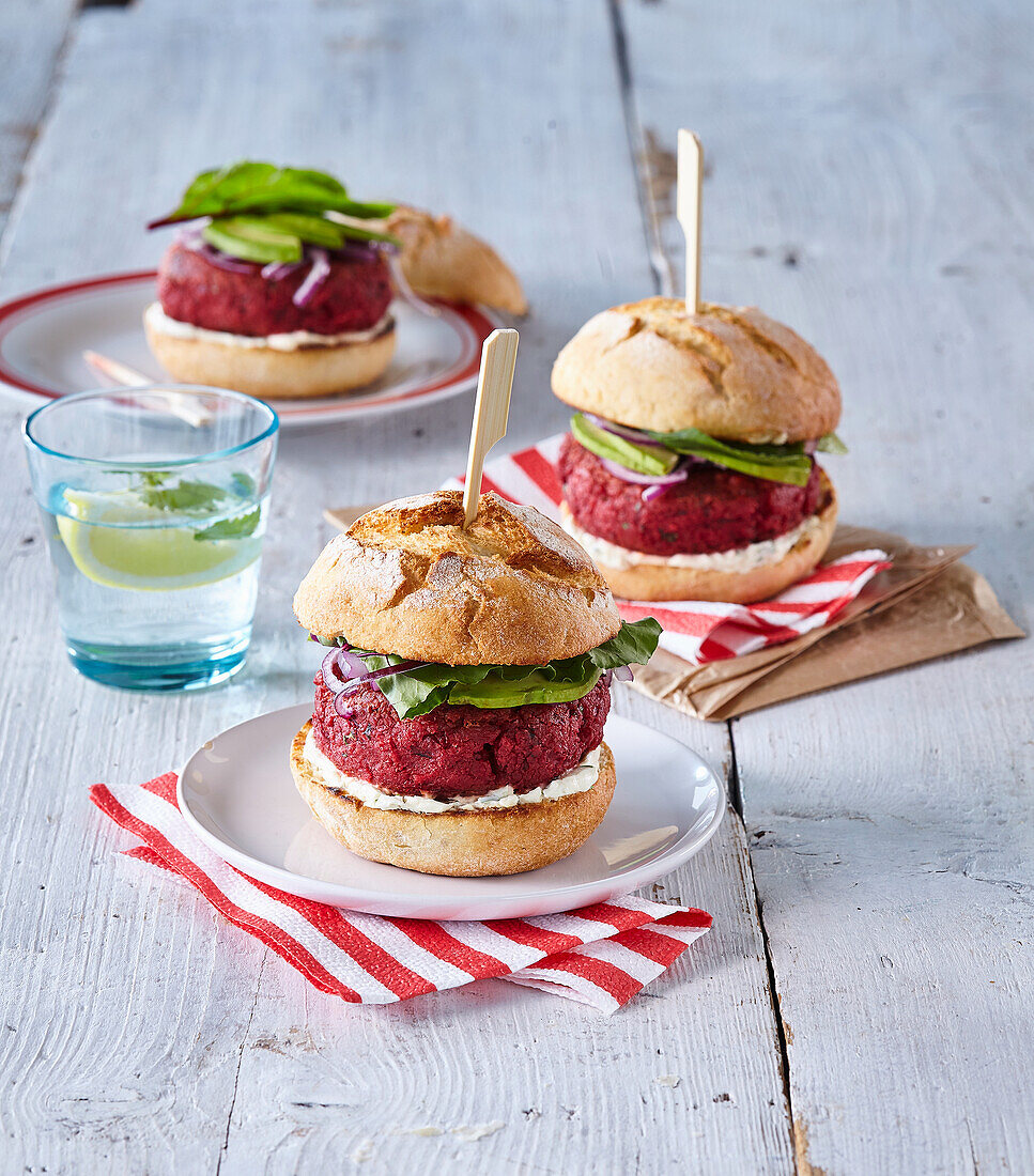 Beetroot hamburger