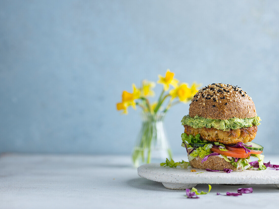 Chickpea vegetarian Burger