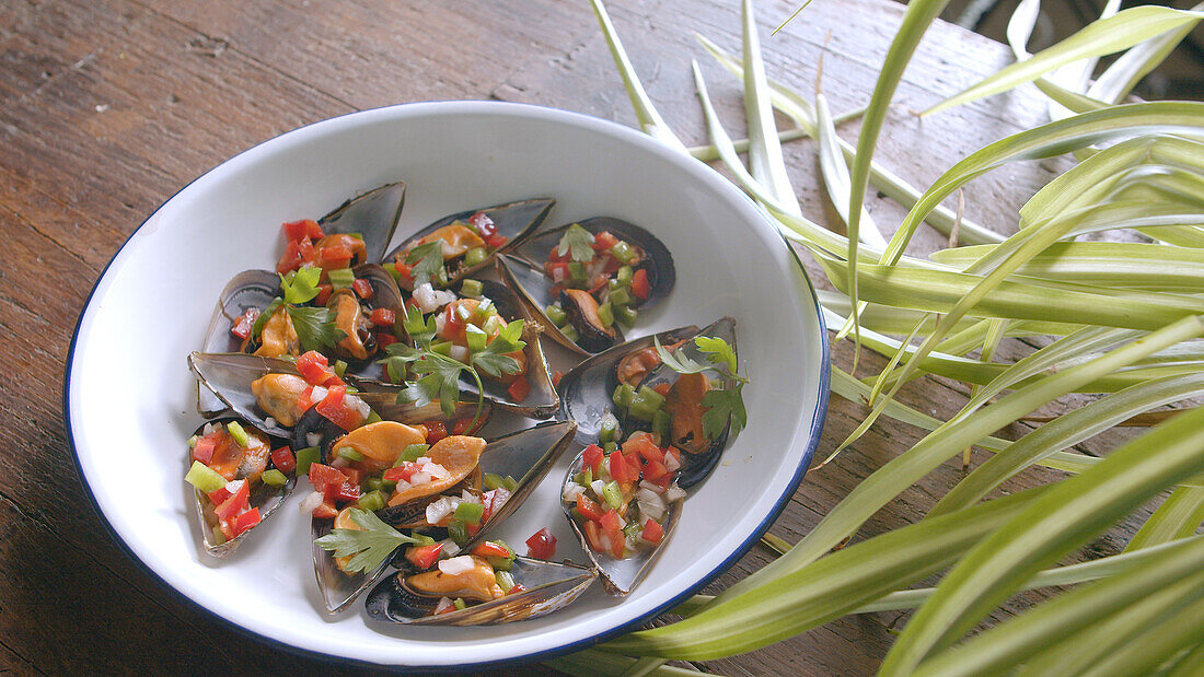 Mussels with Vinaigrette