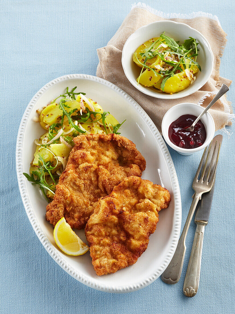 Wiener Schnitzel mit Kartoffelsalat