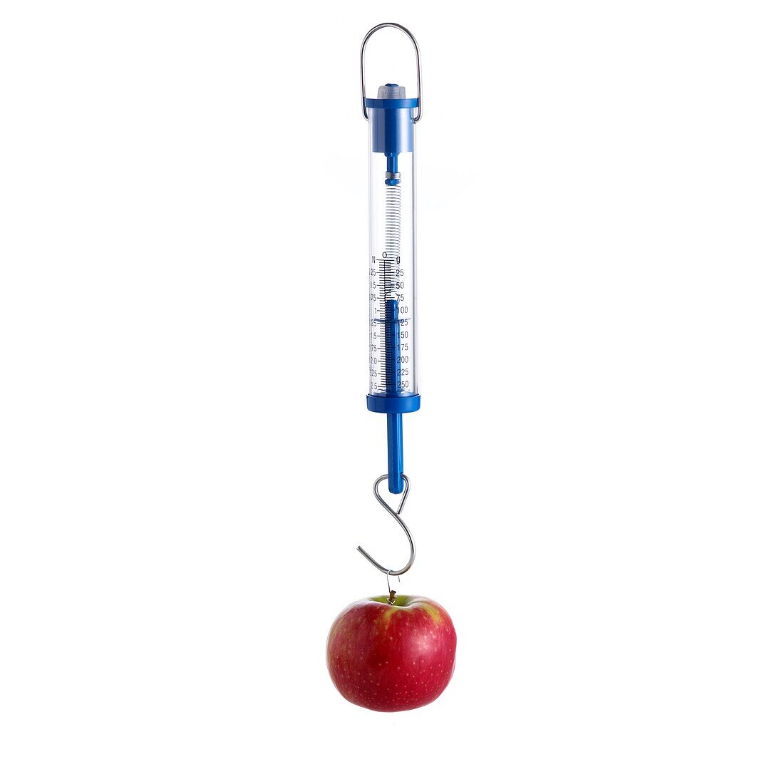 Weighing an apple