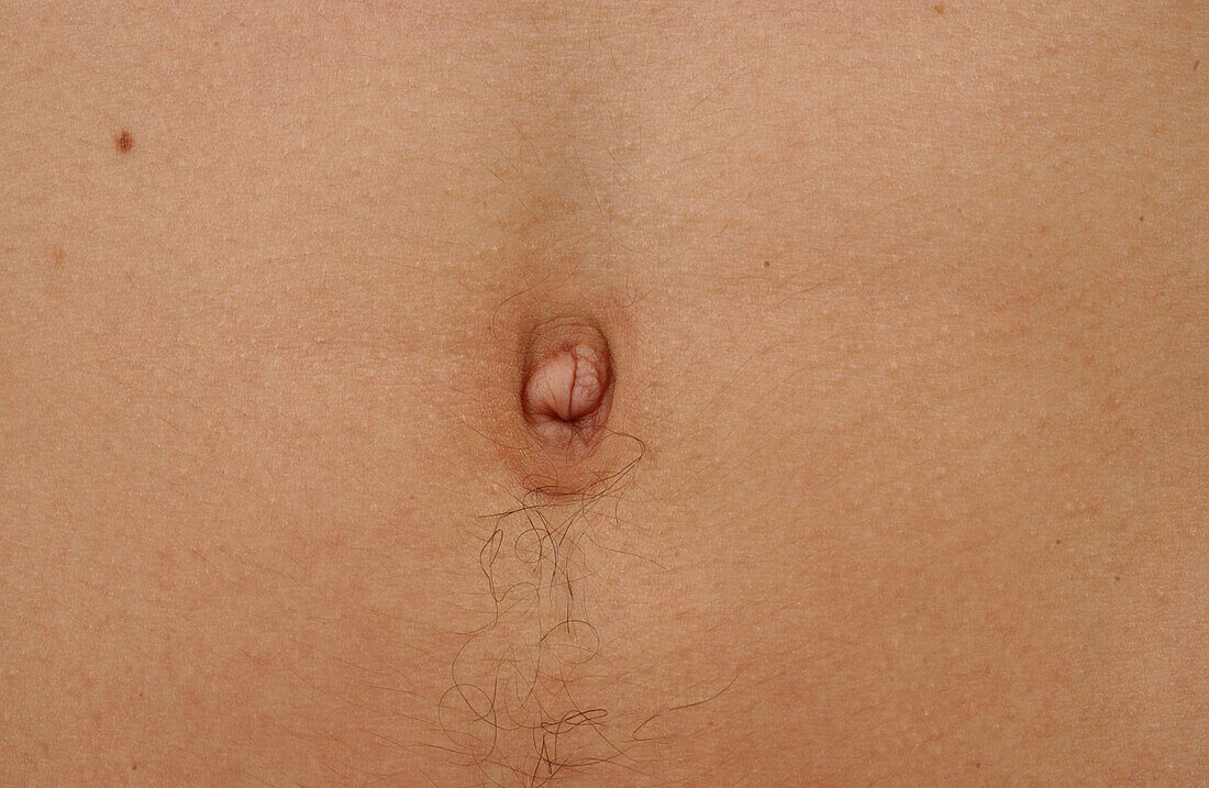 Navel of a man