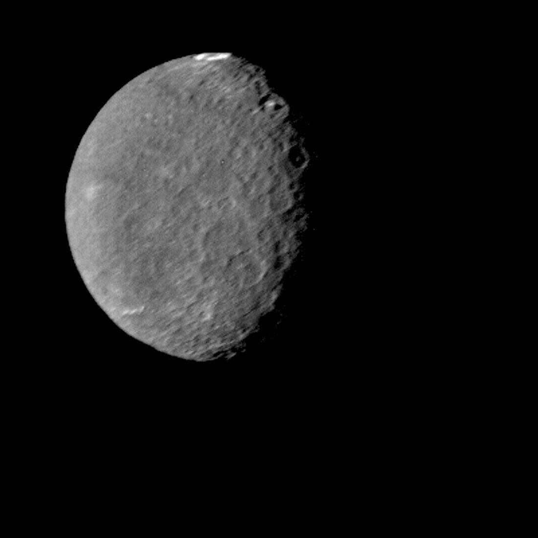 Uranus' moon Umbriel, Voyager 2 image