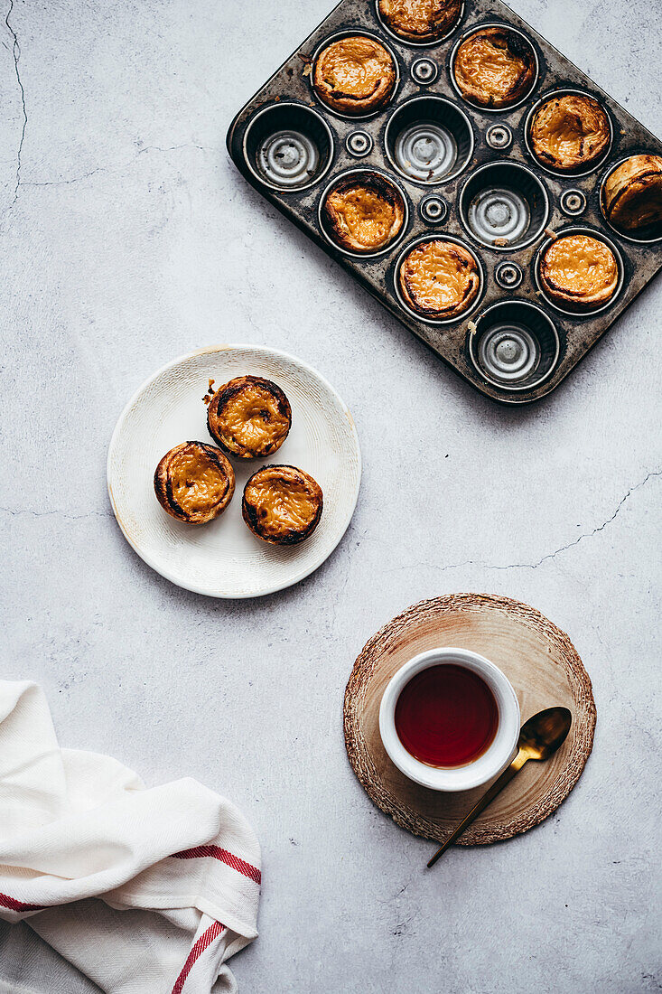 Rooibos Tea (South Africa) Custard Tarts