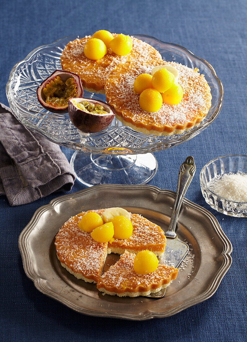 Mango-Kokos-Küchlein (Raw Baking)