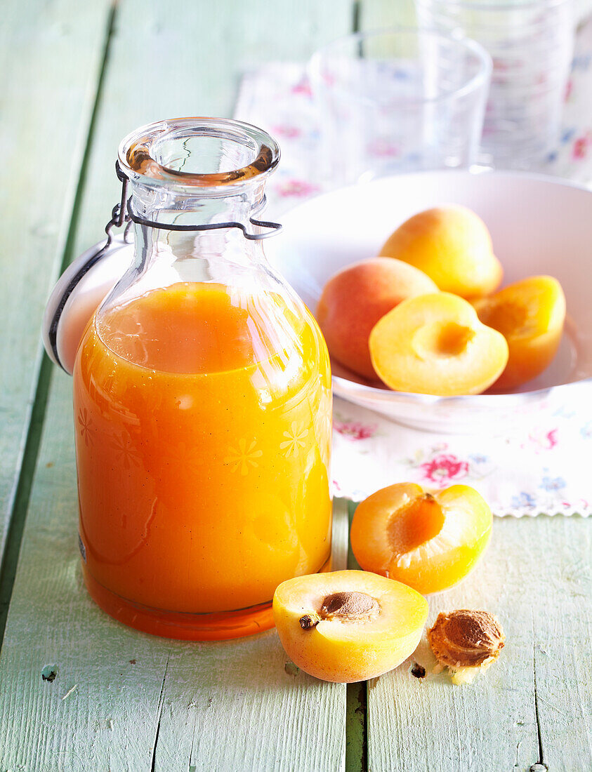 Apricot syrup