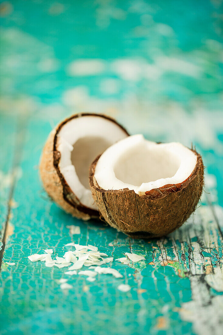 Coconuts and grated coconut