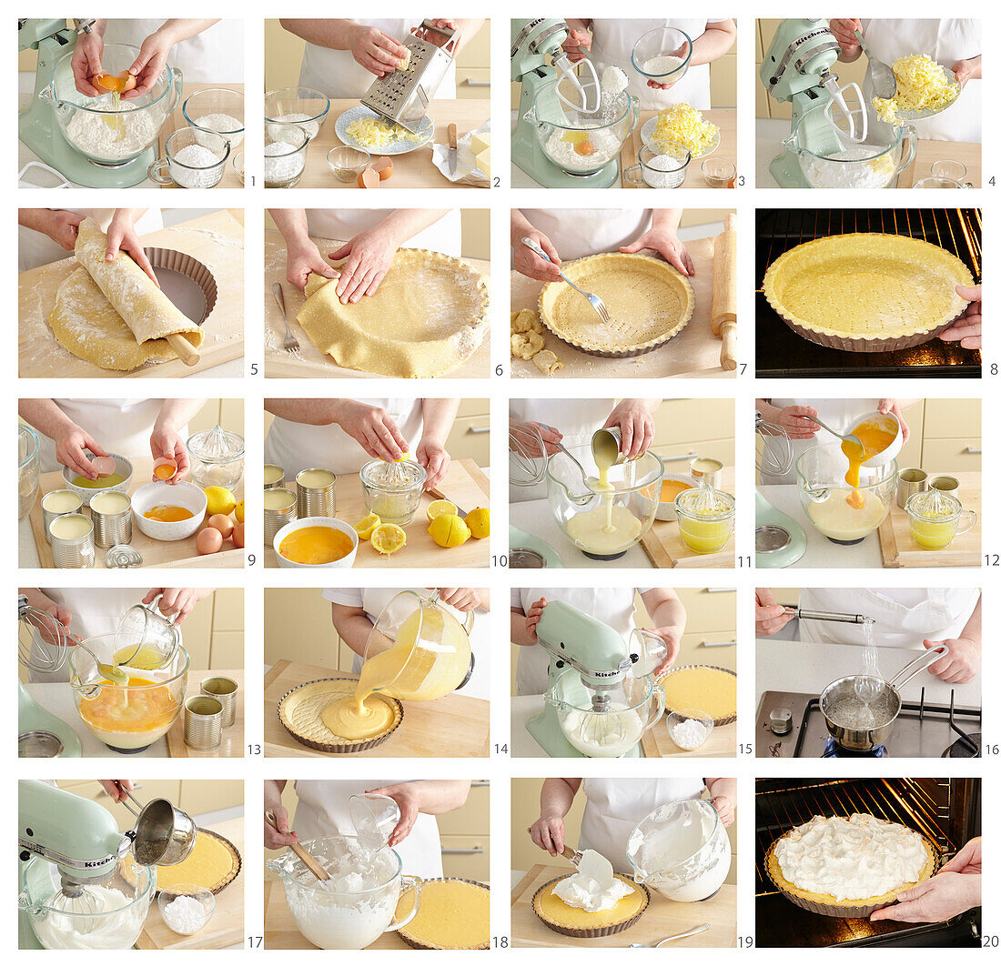 Lemon Meringue Pie - step by step