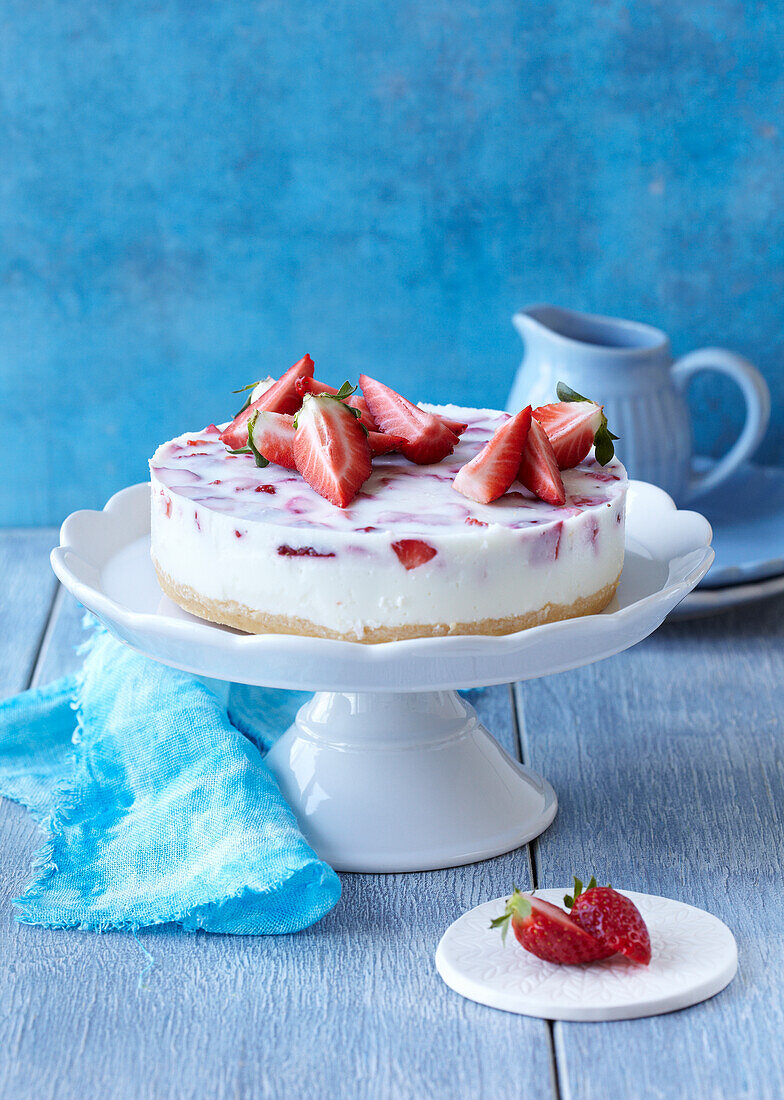 Strawberry Buttermilk cheesecake